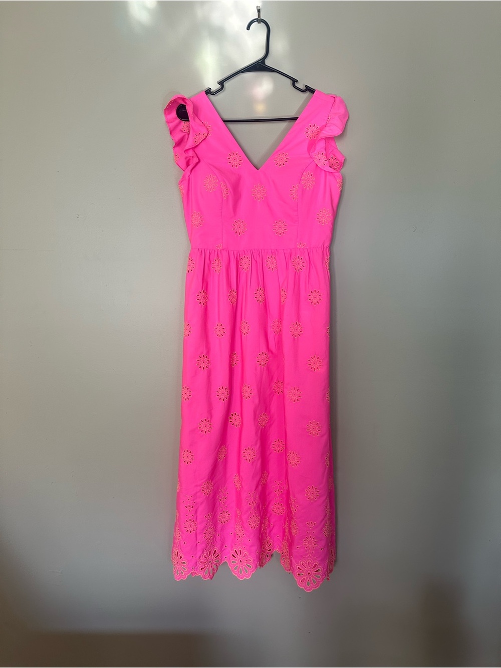 Lilly Pulitzer lillyanne Eyelet Midi Dress day blooms